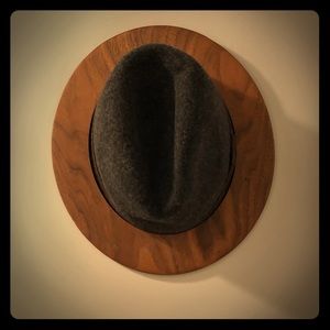Wood fedora